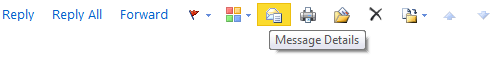 Message Details icon in OWA 2010.