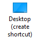 create desktop shortcut for outlook in windows 10
