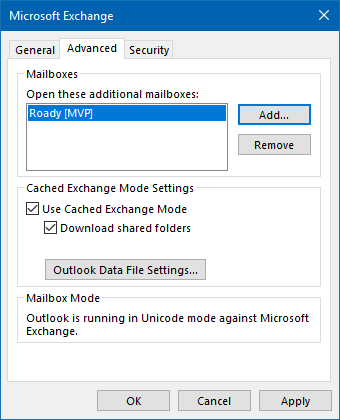 unable to add shared mailbox in outlook 2016 mac