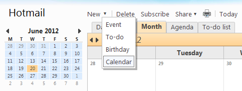 Creating a shared group calendar without Exchange