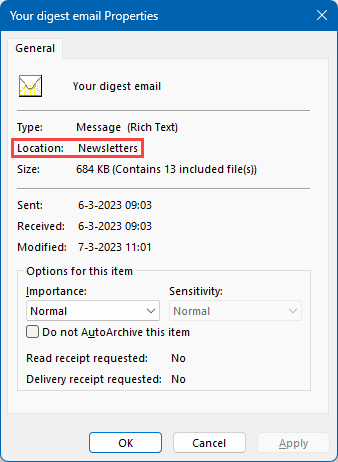 how to show archive folder in outlook 2010