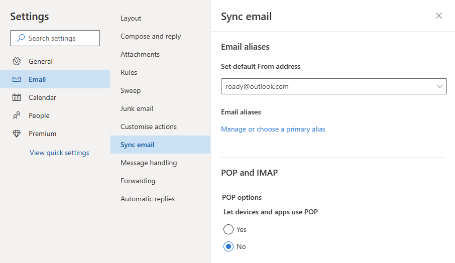 change email address for microsoft account