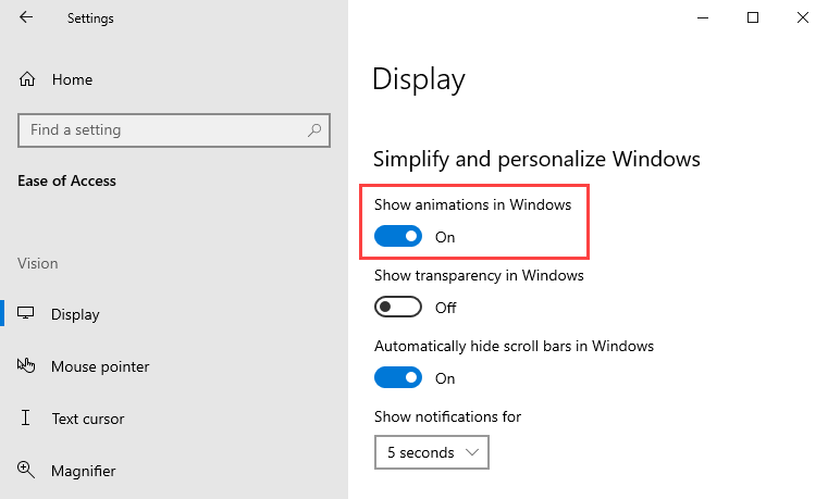 Whether or not GIFs animate in Outlook can be controlled within Windows Settings.